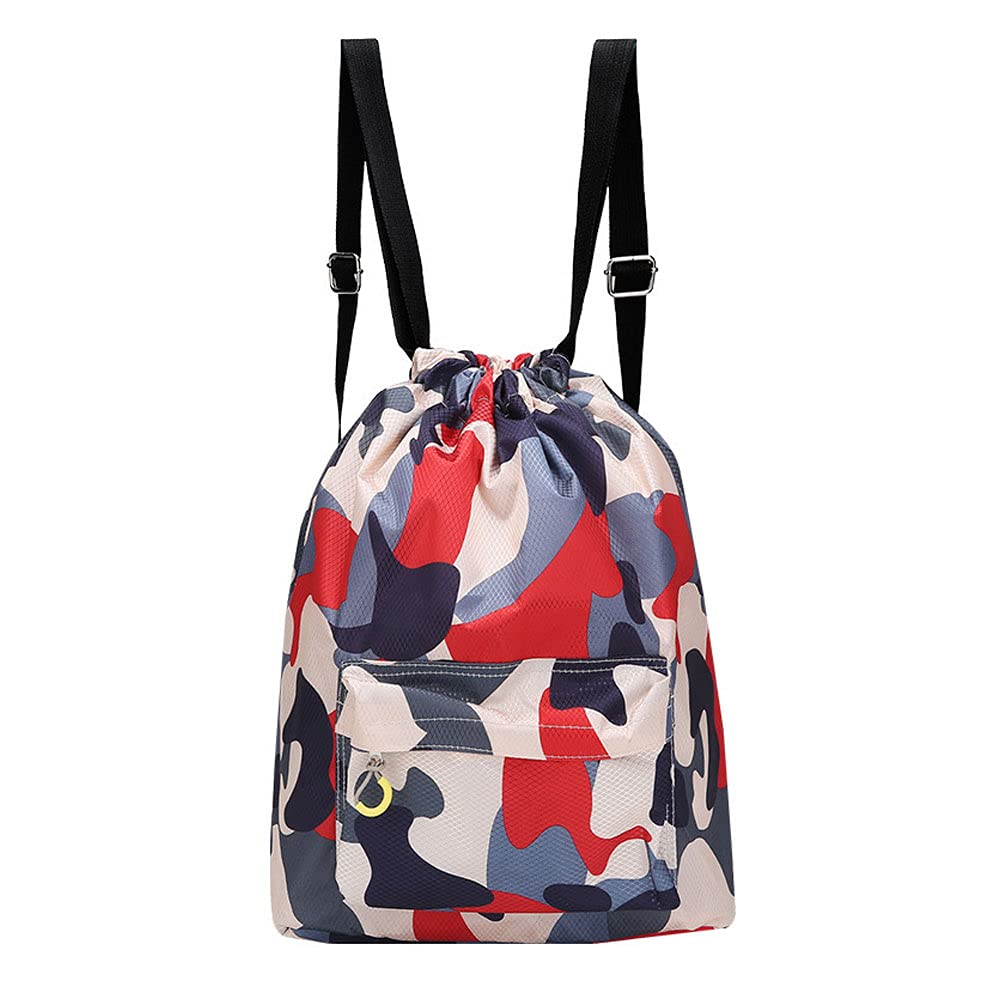 Fansipro Travelling Bag Backpack Non-Deformation, Accessory Kits On Shopping Mall; Cinema Theater; Travel; Competition, 440x160x420(MM), Red, 1 Piece Sports Gym Drawstring Bag, Red, 440x160x420(MM)