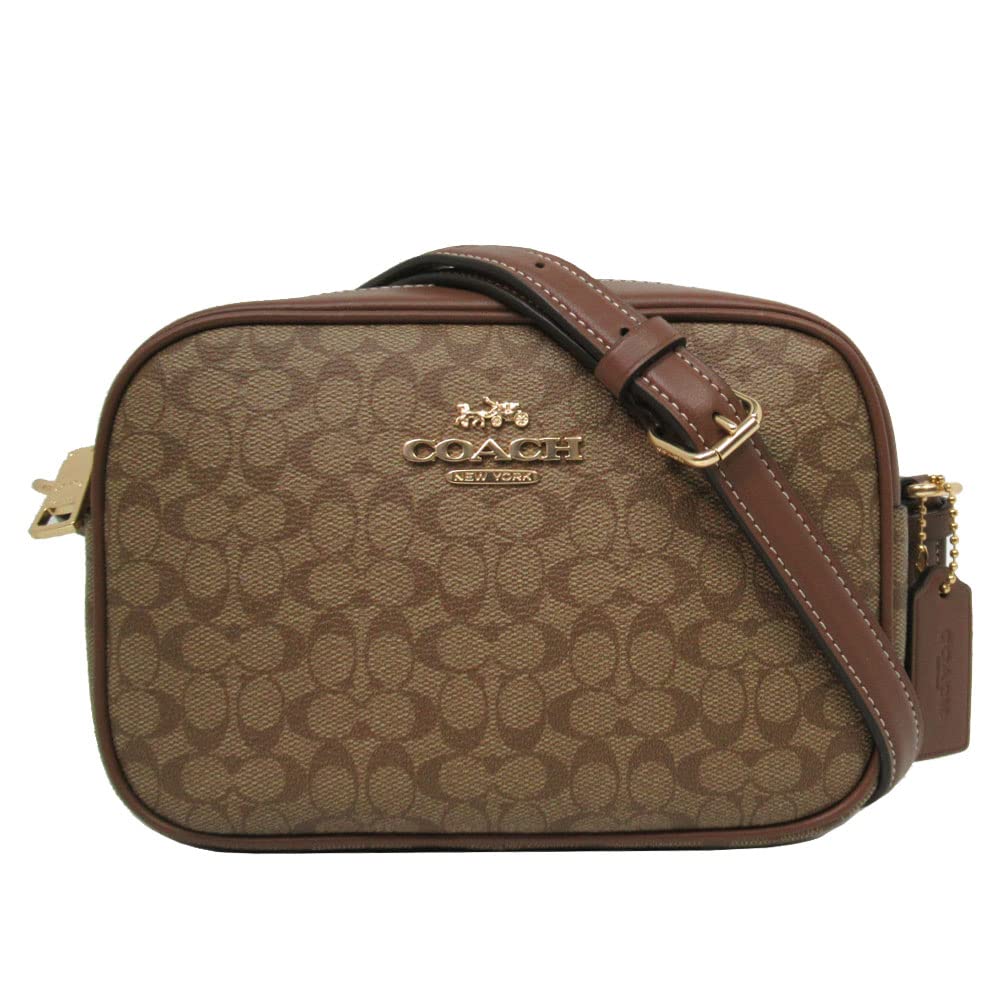 コーチ ショルダーバッグ  COACH マイクロ シグネチャー ミニ ジェイミー カメラバッグ CJ791 IME74(カーキ×サドル) アウトレット メンズ Amazon | [コーチ] ショルダーバッグ マイクロ シグネチャー ミニ