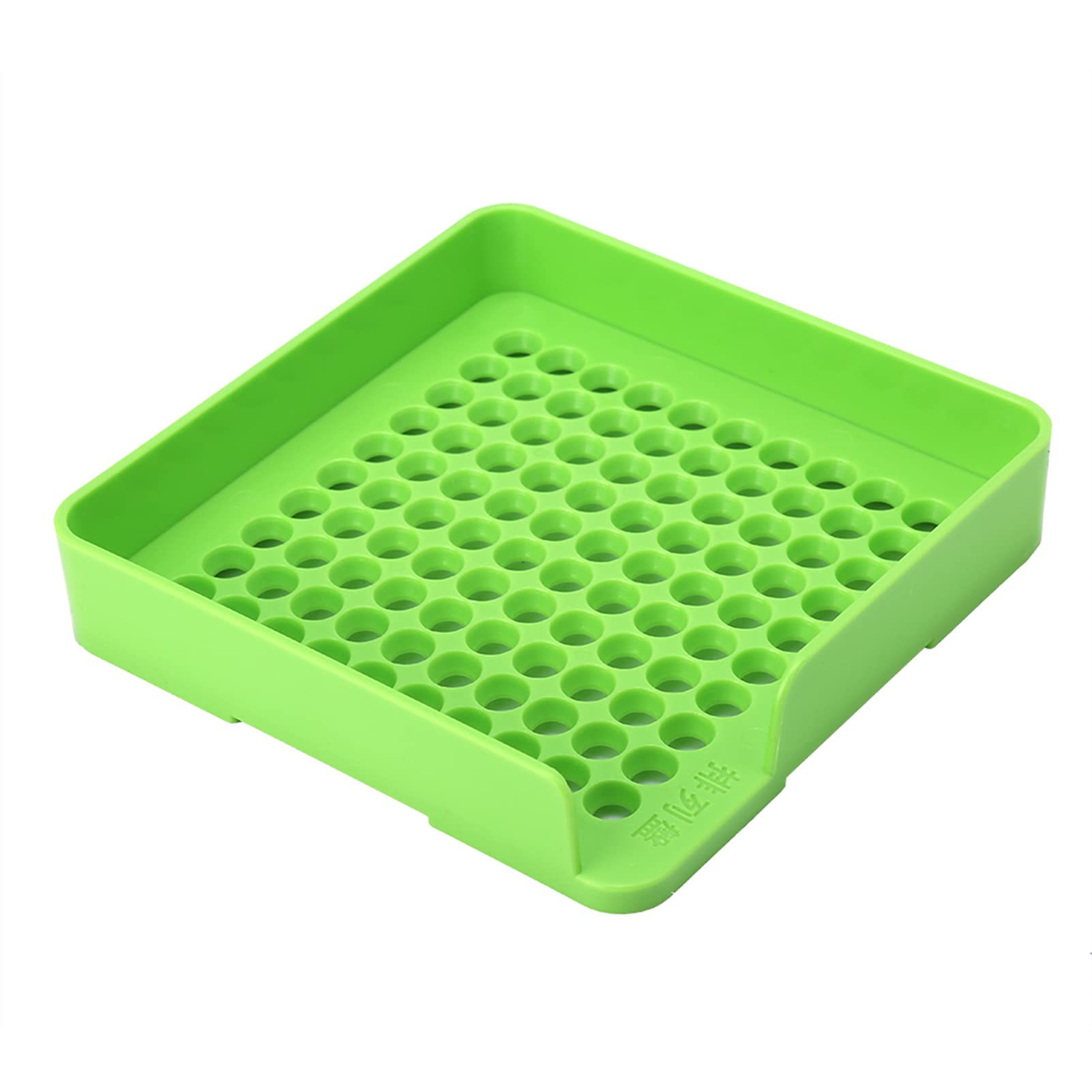Llenadora Manual de Cápsulas, 100 Orificios, Tamaño 0, Bandeja para Cápsulas de Gelatina Vacías con Placa de Llenado de Polvo, Color Verde