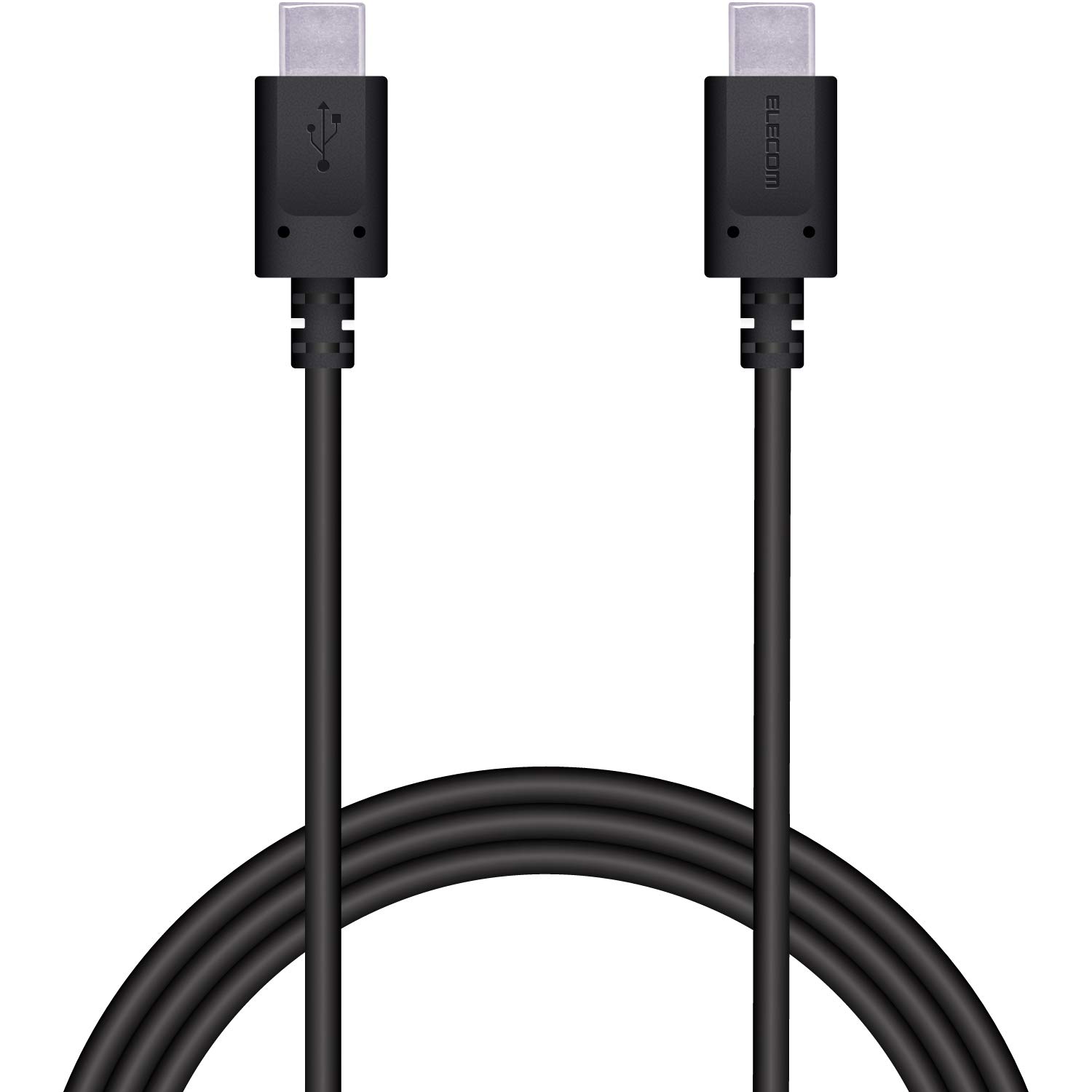 エレコム USBケーブル TypeC to TypeC PowerDelivery対応 【最大3Aで高速充電】 USB2.0認証品 1.5m ブラック 【iPhone 16 シリーズ 対応検証済】 MPA-CC15PNBK