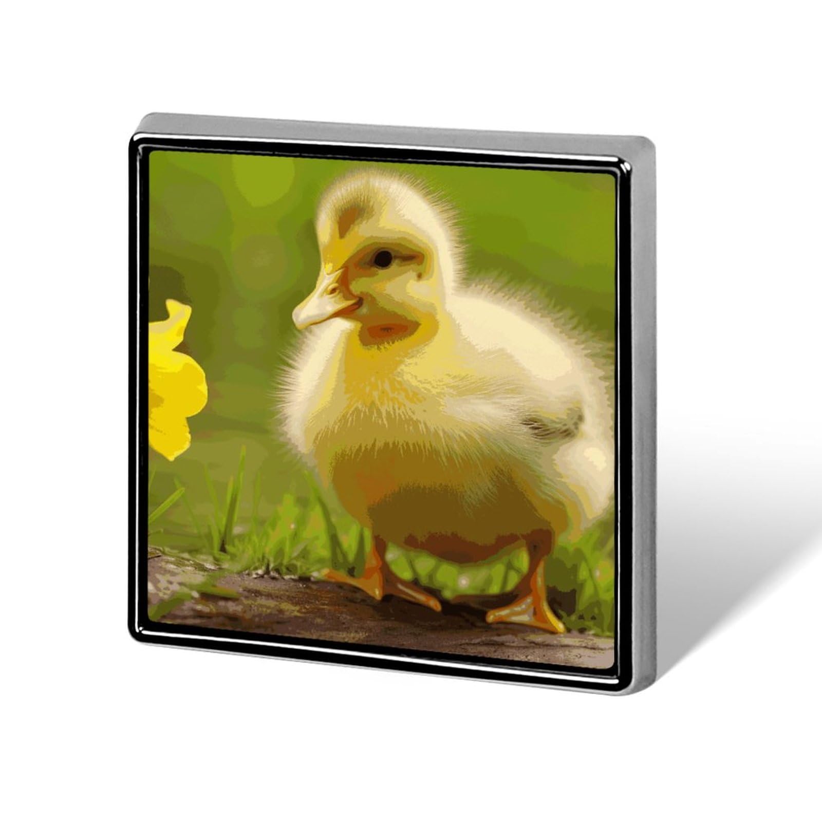 Square Lapel Pins Square Brooceh Badge for Backpacks Or LapelsCute Ducks Lapel Accessory