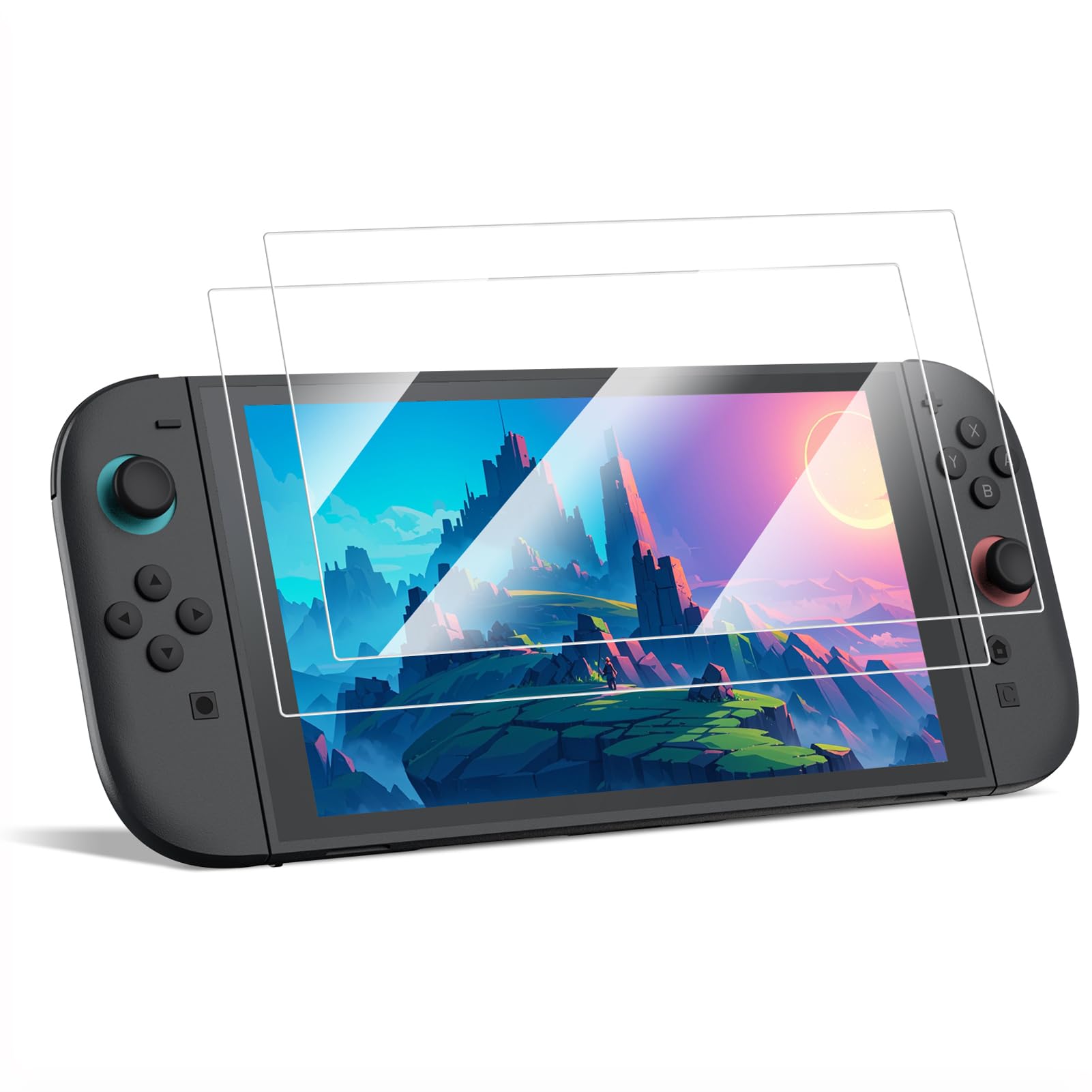 FINTIE Tempered Glass Screen Protector for Nintendo Switch 2 (2025), 2-Pack