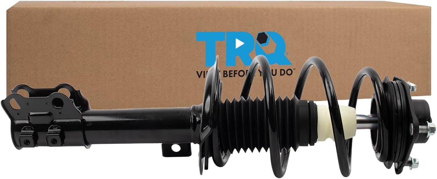 TRQ Front Right Complete Strut & Coil Spring Assembly Passenger Side Compatible with 2011-2014 Hyundai Sonata with Sport 2011-2015 Kia Optima Korea Built Models 1st VIN Digit K without Sport SCA34423