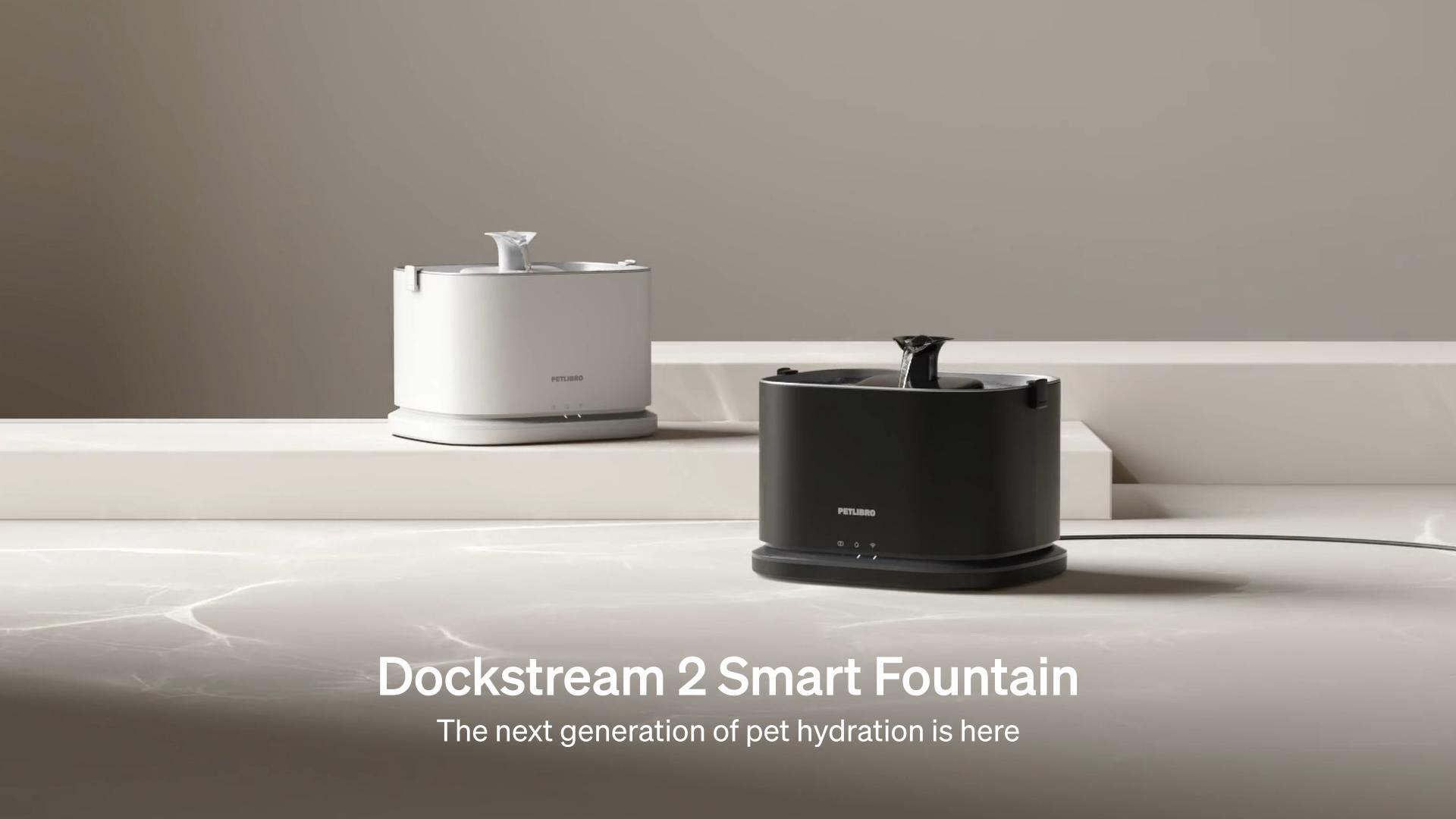 PETLIBRO Dockstream 2 Smart Cat Water Fountain – Real-Time