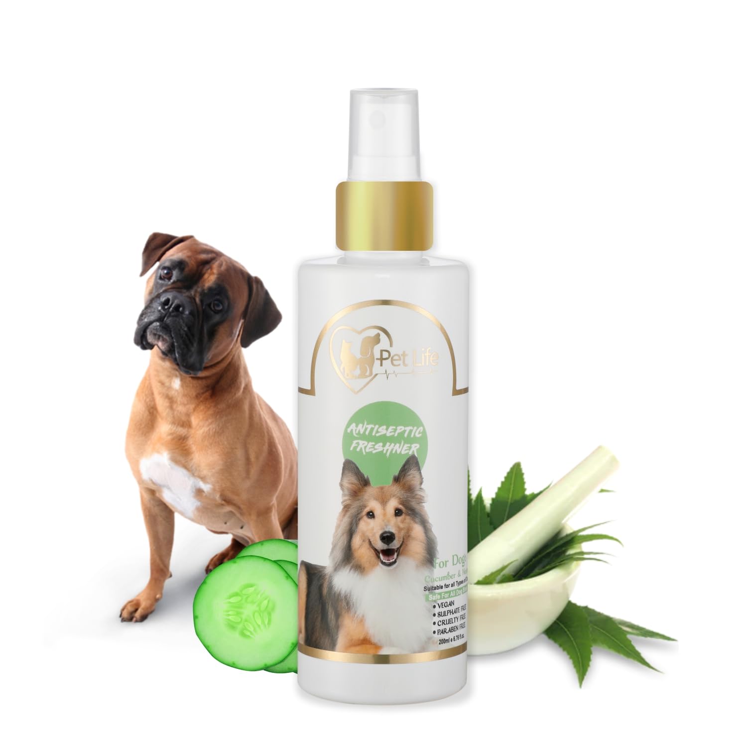 Petlife Antiseptic Freshener Spray For Boxer Dog&Puppy|Controls Odour,Keep Dog Coat Smelling Fresh&Daily Use Dog Safe Deodorizer-Pet Friendly Aromatic Deodorant For All Dog Breed-200Ml (B0B6G62J5T) Amazon Price History, Amazon Price Tracker