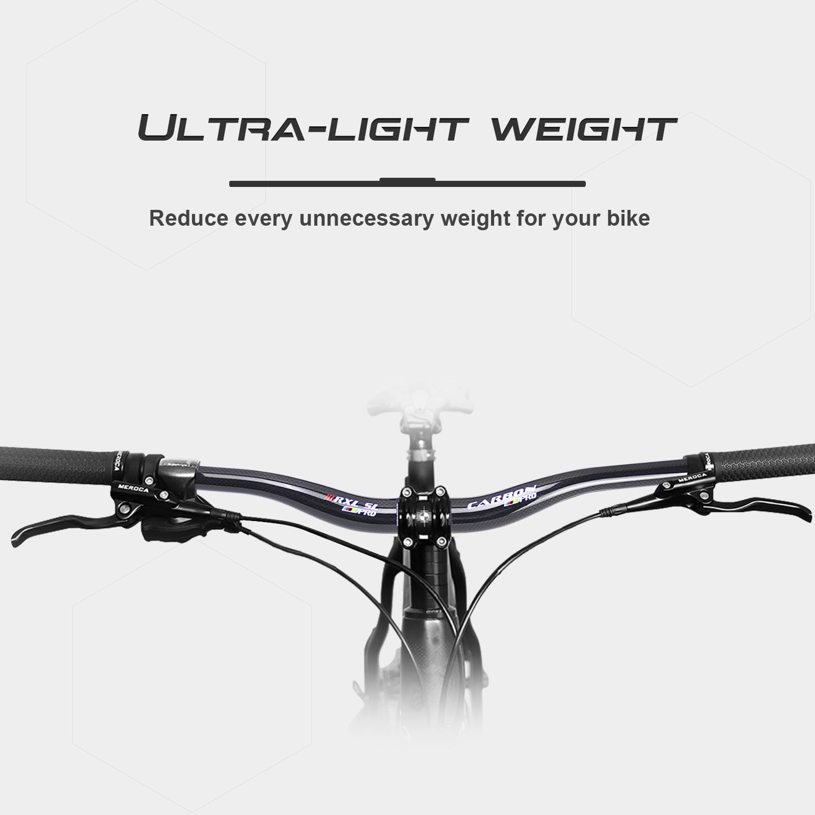 manubrio riser mtb carbonio,RXL SL manubrio mtb 31.8 carbonio 680mm 3K lucido nero