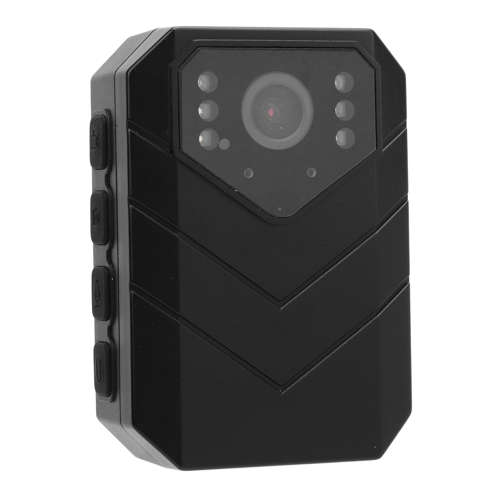 VBESTLIFE Telecamera per il Corpo della Polizia HD 1296P, Fotocamera Indossata Dal Corpo Impermeabile, Fotocamera Portatile Indossabile con Registrazione Audio Video, Visione Notturna, per