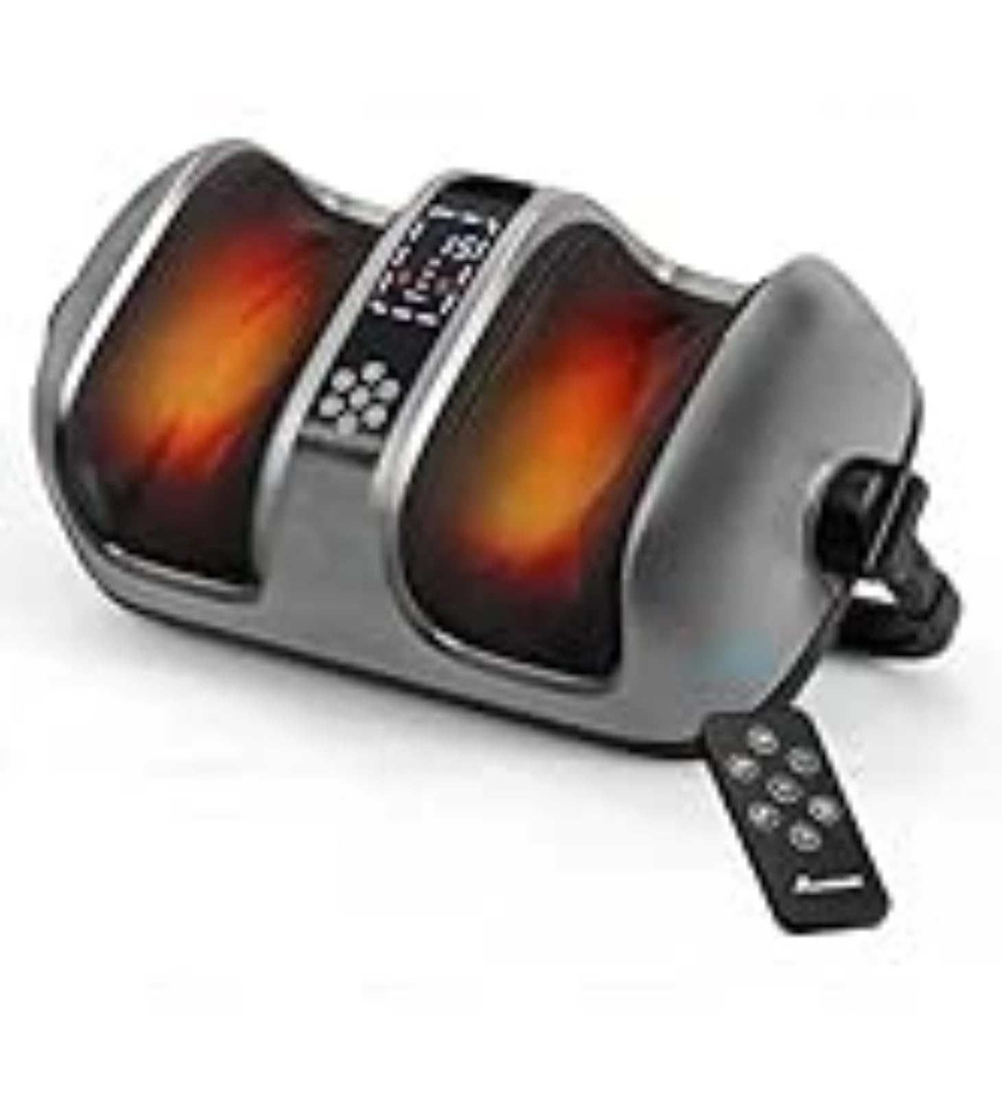 Masajeador de piernas y pies con calor, masaje Shiatsu 3D para fascitis plantar y aliviar el dolor de artritis, control remoto ajustable, para atletas, oficina y trabajadores de pie