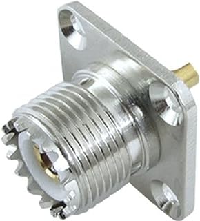 UHF Female Jack SO-239 Panel Chassis Mount Solder Cup RF Coaxial Connector Quick USA Shipping