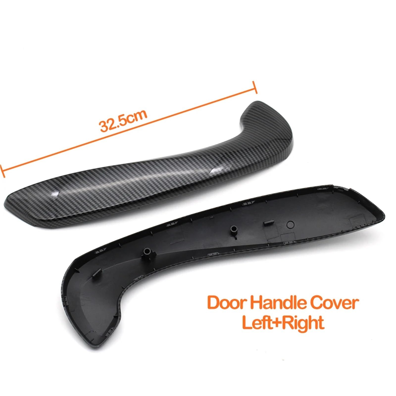 Maniglia Interna Maniglia Interna Porta Anteriore Sinistra Destra Con Copertura 809600015R 197012651 Per Megane 3 III Per Fluence 2008-2016 Maniglie Interne(Inner handle-Black L)