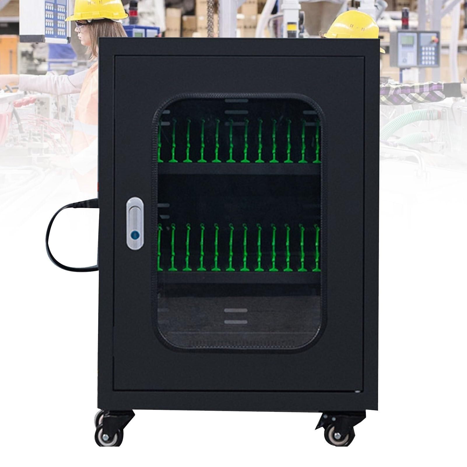 GTHTUHFD Usb Charging Station For Multiple Devices, Fast Charging Cabinet With Rechargeable Power Bank, Ideal For Office, Home, And Public Spaces,30Slots