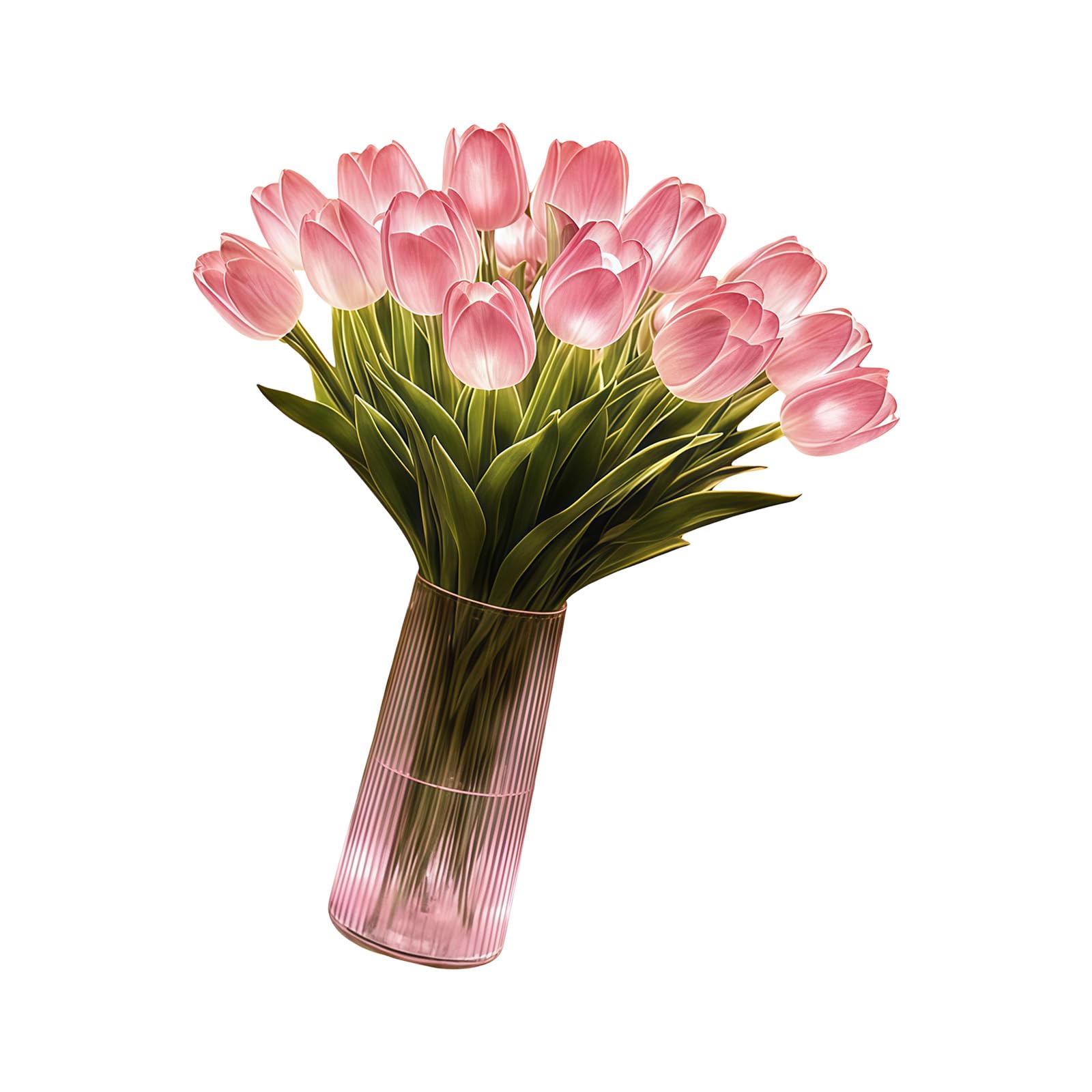 Piceioep Glowing Flower Arrangement of 10 Pieces with Bendable Stems for Gift Giving Wedding Centerpiece Light