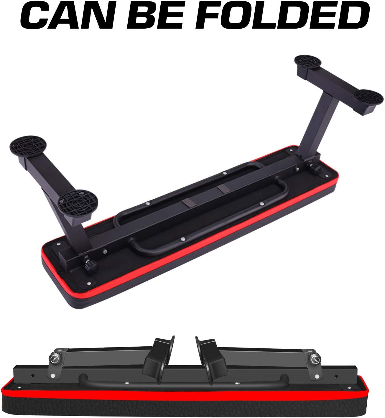 Gym Quality Foldable Flat Bench for Multi-Purpose Weight Training and Ab Exercises : Sports & Outdoors