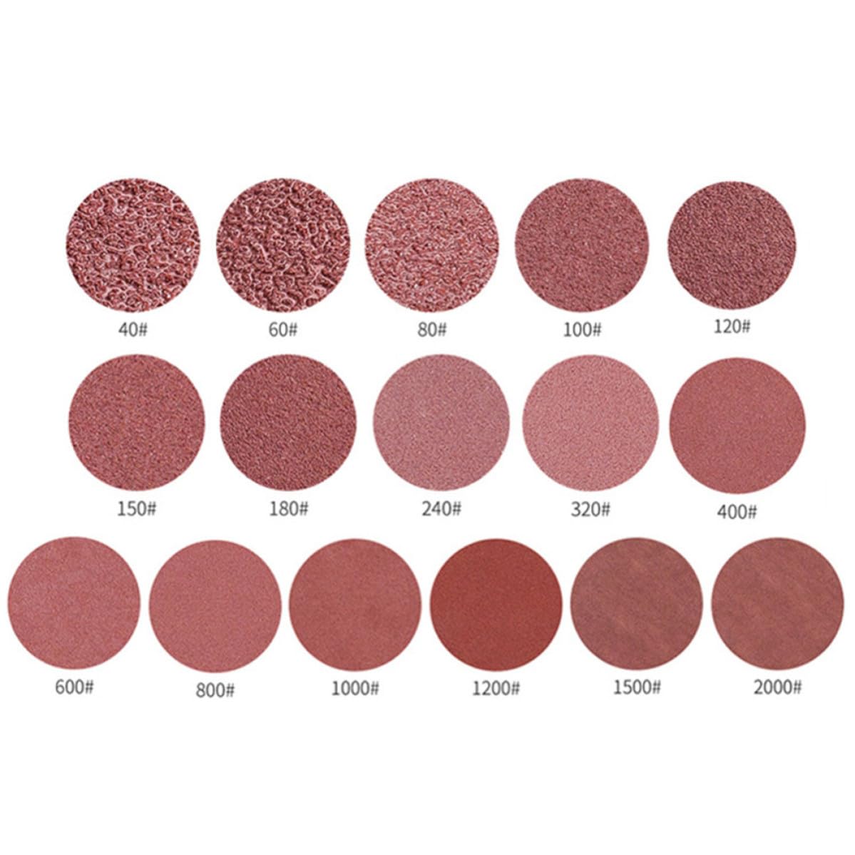 50pcs 11 Holes Triangle Sander Paper with Hook Loop Self-Adhesive Backing, Aluminium Oxide Sanding Disc for Polishing Non-Metal and Leather Surfaces, Multi-Functional Low Loss