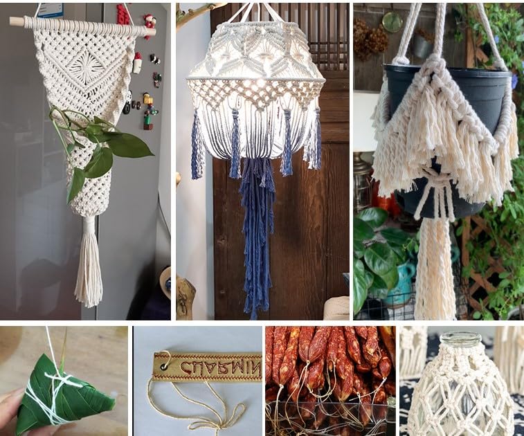 Macramé touw 3 mm, 4mm, 5 mm en 6 mm dik koopt u bij - Mus & Merel