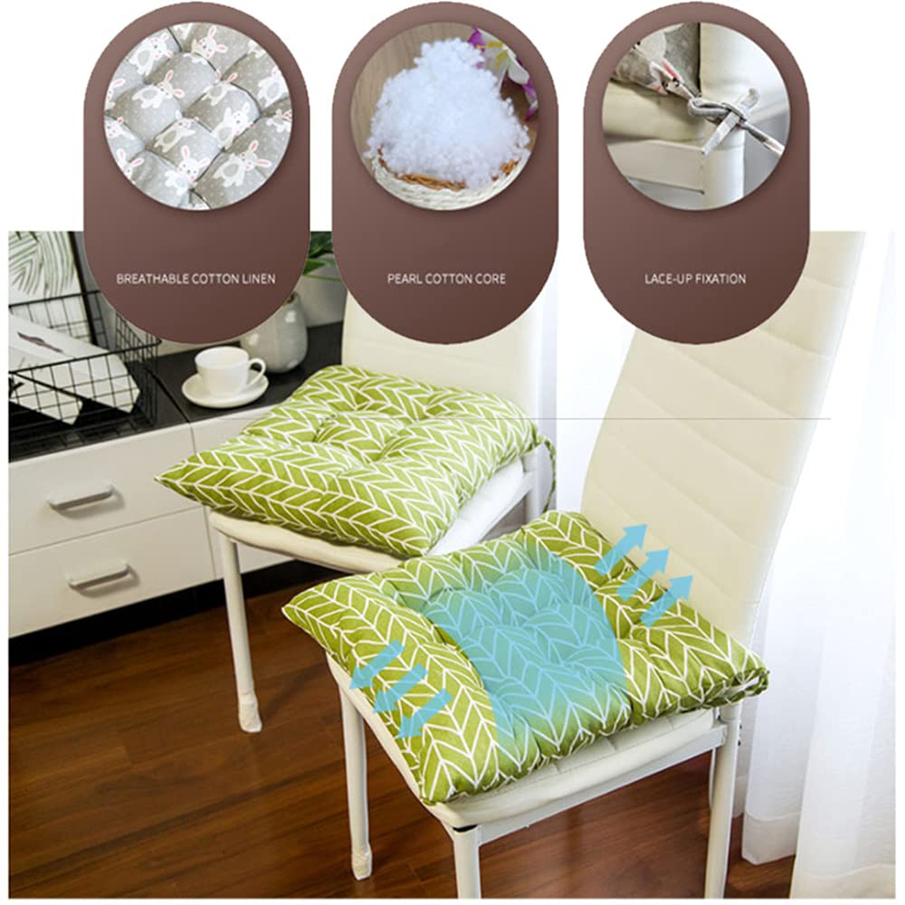 Cuscino Per Sedia 40x40 Cm In Cotone - Morbido E Traspirante Per Interni Ed Esterni