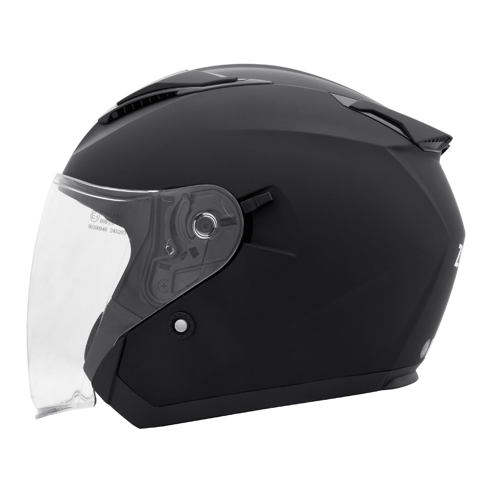 Zorax Matt Black L (59cm) ZOR-608 Tula Double Visor Open