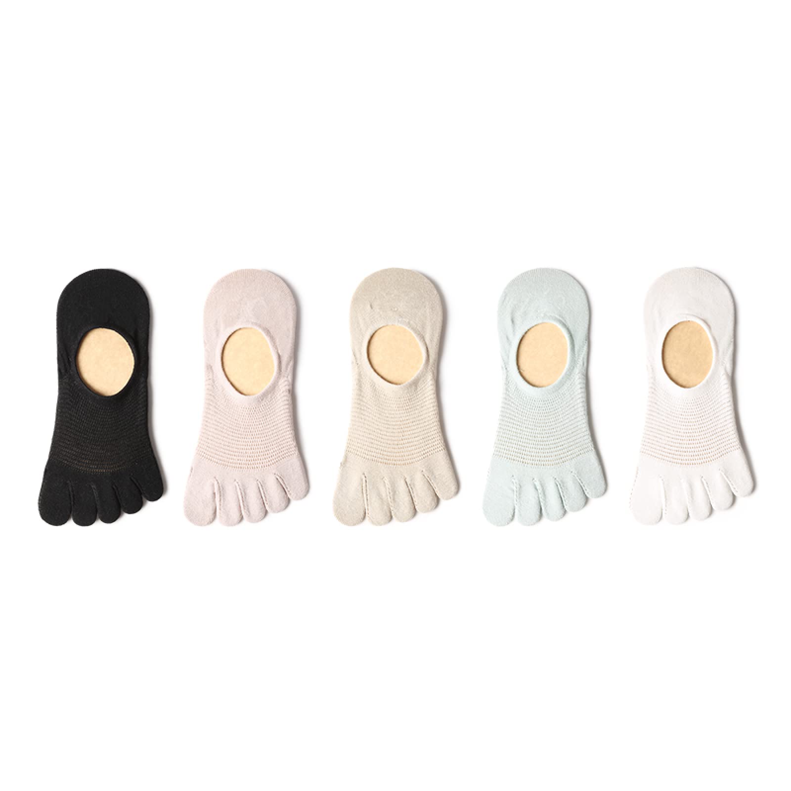 Calcetines Cortos Calcetín Calcetines Tobilleros Calcetines Deporte Calcetines De Cinco Dedos De Malla Fina De Verano Para Mujer, Transpirables, Antideslizantes, No Se Pueden Caer Con La Boca Poco Pro