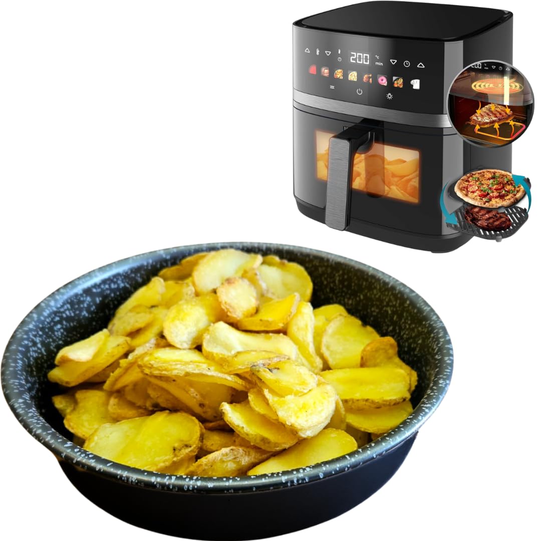 4 Pièces Plaque De Friteuse À Air Poêle À Griller Pour Four Plateau D