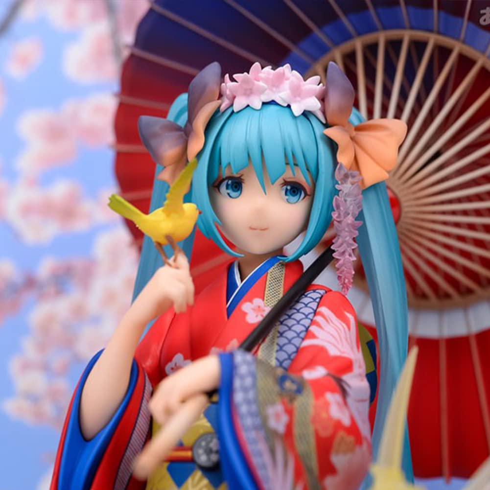 2 Action Figure Miku In PVC – 17-19 Cm, Statue Da Collezione Per Fan Di Anime – Decorazione Desktop, Regalo