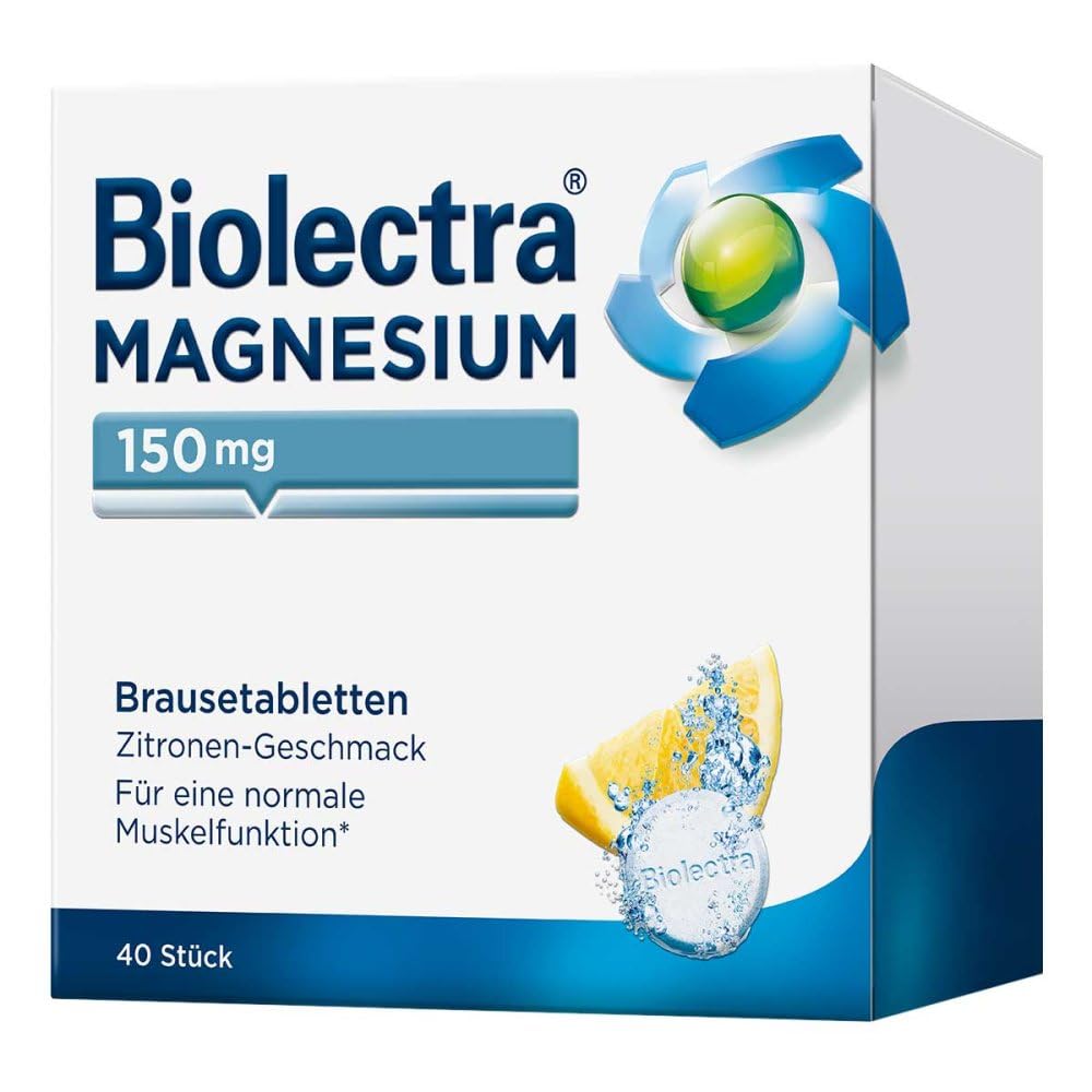 Biolectra Magnesium Brausetabletten Magnesium Brausetabletten zur täglichen Magnesiumversorgung