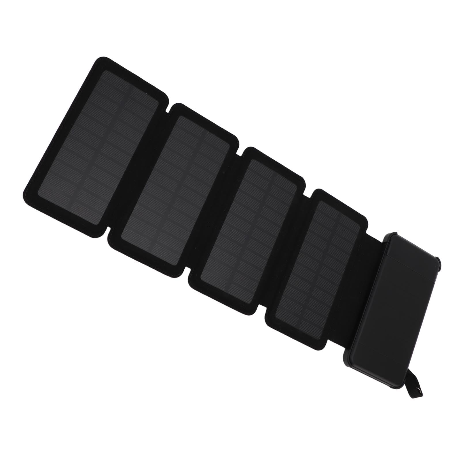 EMUKOEP Power Bank Compatto da 10000 MAh con Pannello Solare per Situazioni di Emergenza su Tablet e Telefono