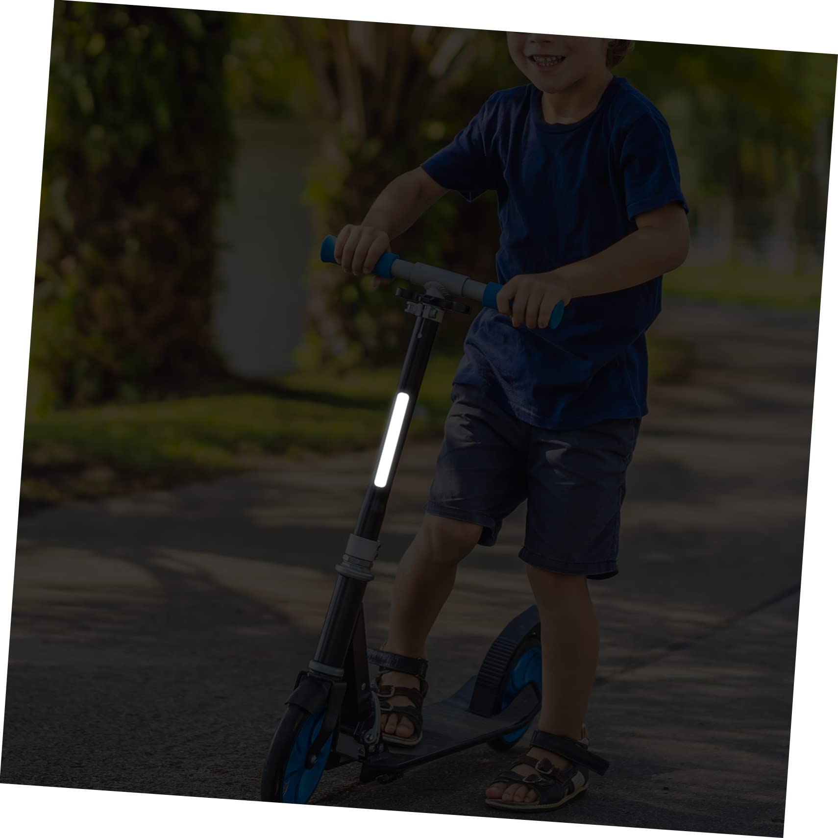 Ciieeo 1Sheet Reflective Sticker for Bicycles Helmets Durable Reflective Strips Enhance Safety Visibility for Motorcycles Ski Helmets Atvs Automotive Tape