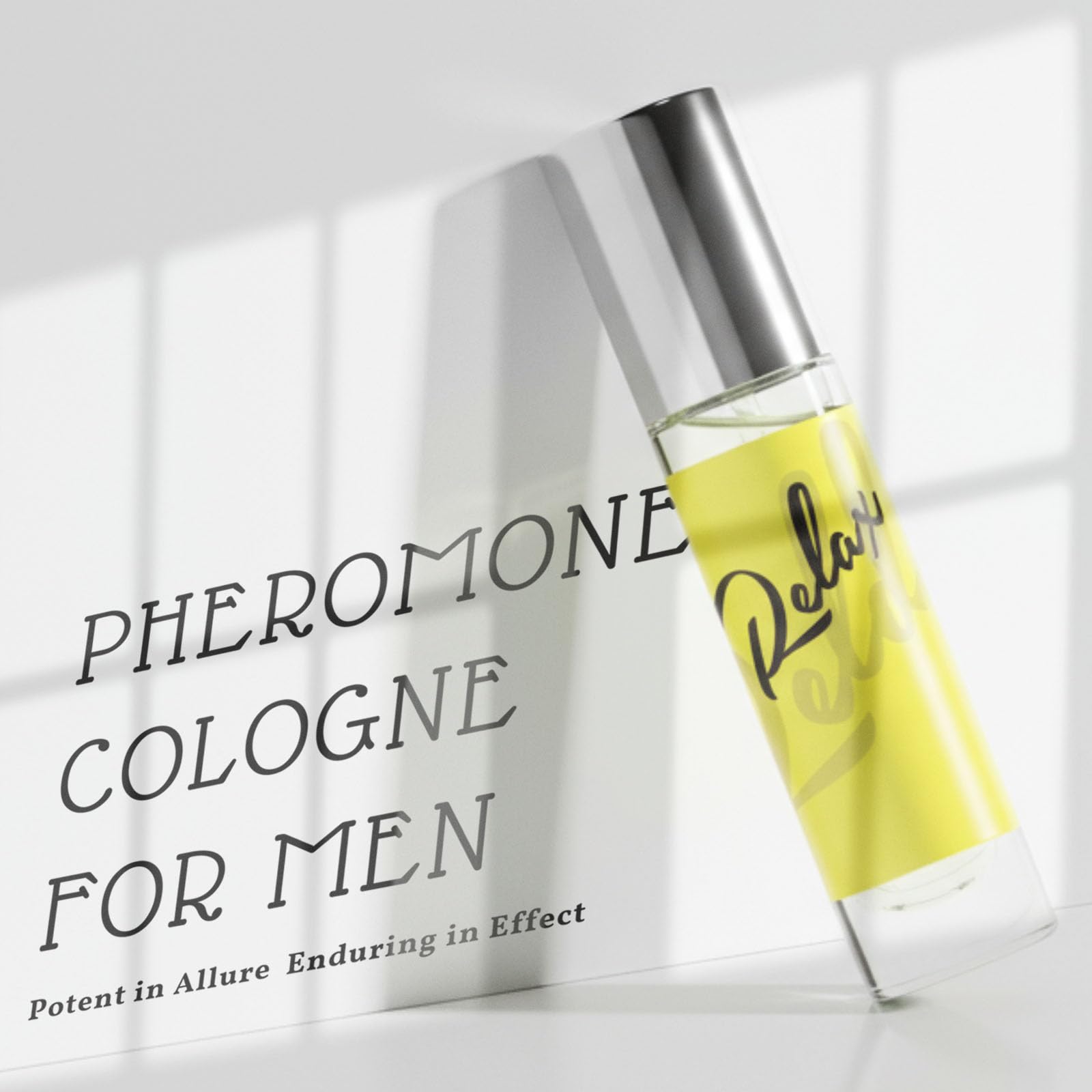 Pheromone Cologne for Men Long-Lasting Roll-On Perfume Oil with Magnetic Attraction Masculine Scent for Date Night Confidence Boost