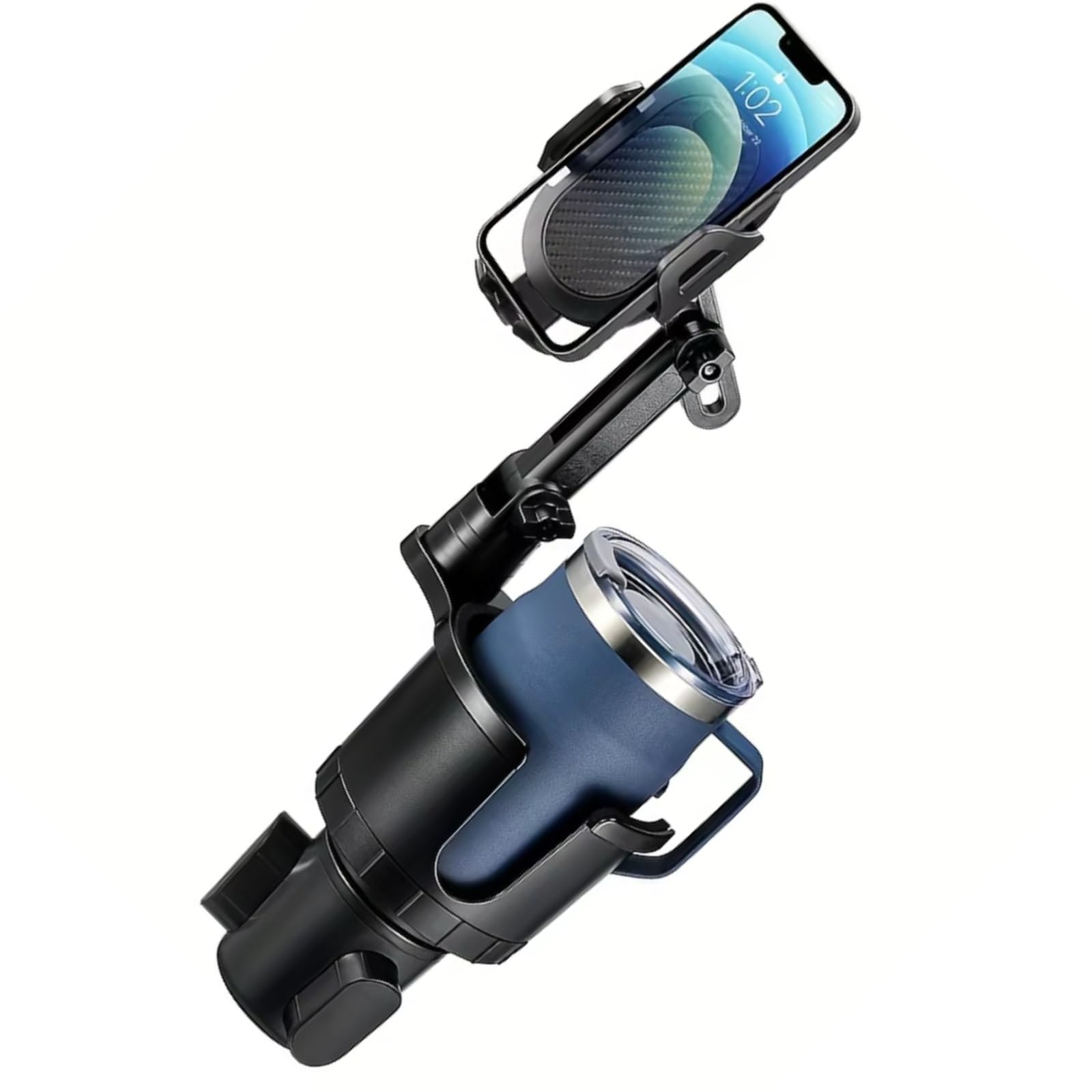 Auto Innenraum Zubehör Supporto Per Telefono Portabicchieri Auto 2 In 1 Con Rotazione Del Grado Di Base Regolabile Tutti Gli Accessori Delle Parti Di Ricambio