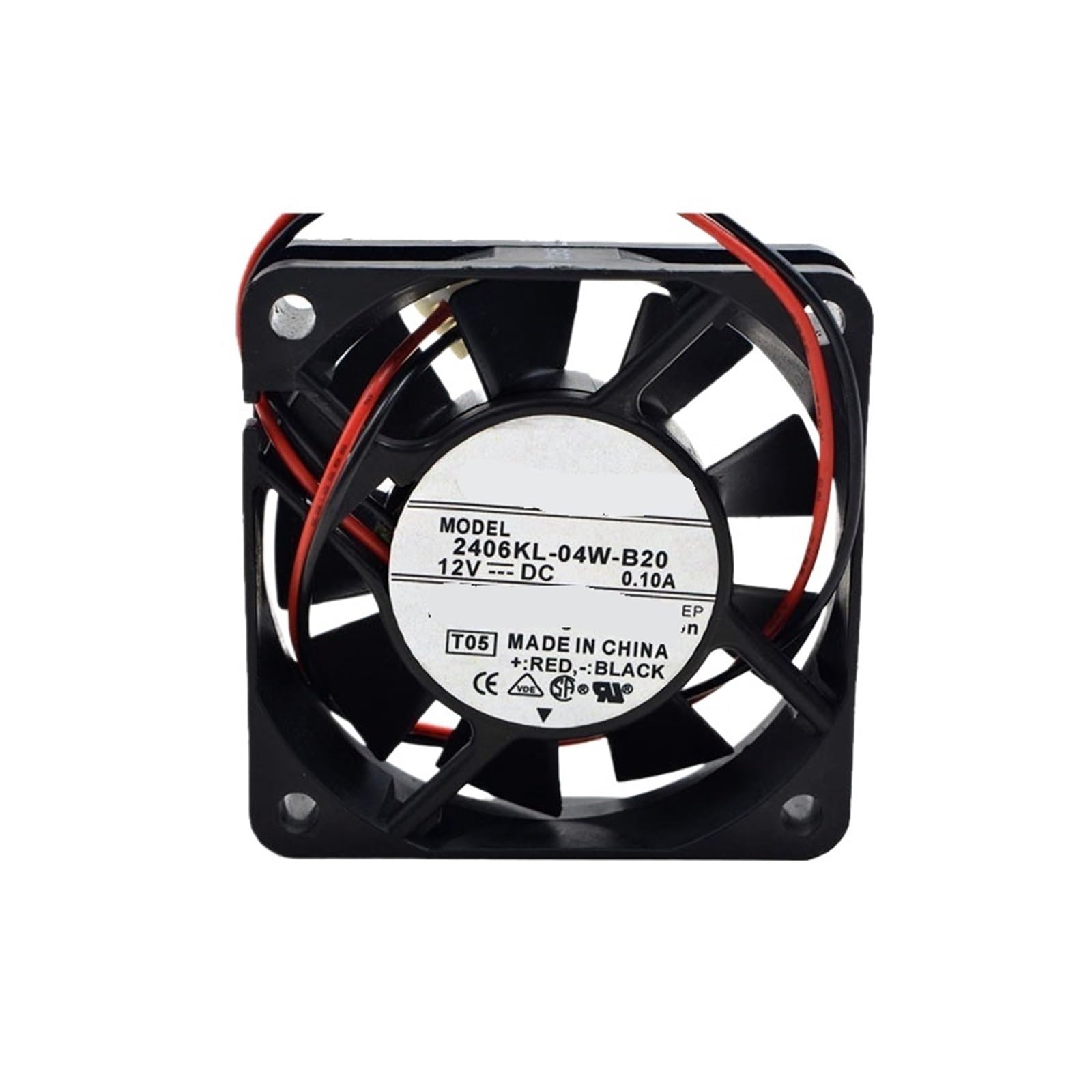 UITGVDQAT 2406KL-04W-B20 2406KL-04W-B30 2406KL-04W-B39 2406KL-04W-B40 2406KL-04W-B49 2406KL-04W-B50 2406KL-04W-B59 Cooling Fan 12VDC(2406KL-04W-B40 2Wire)