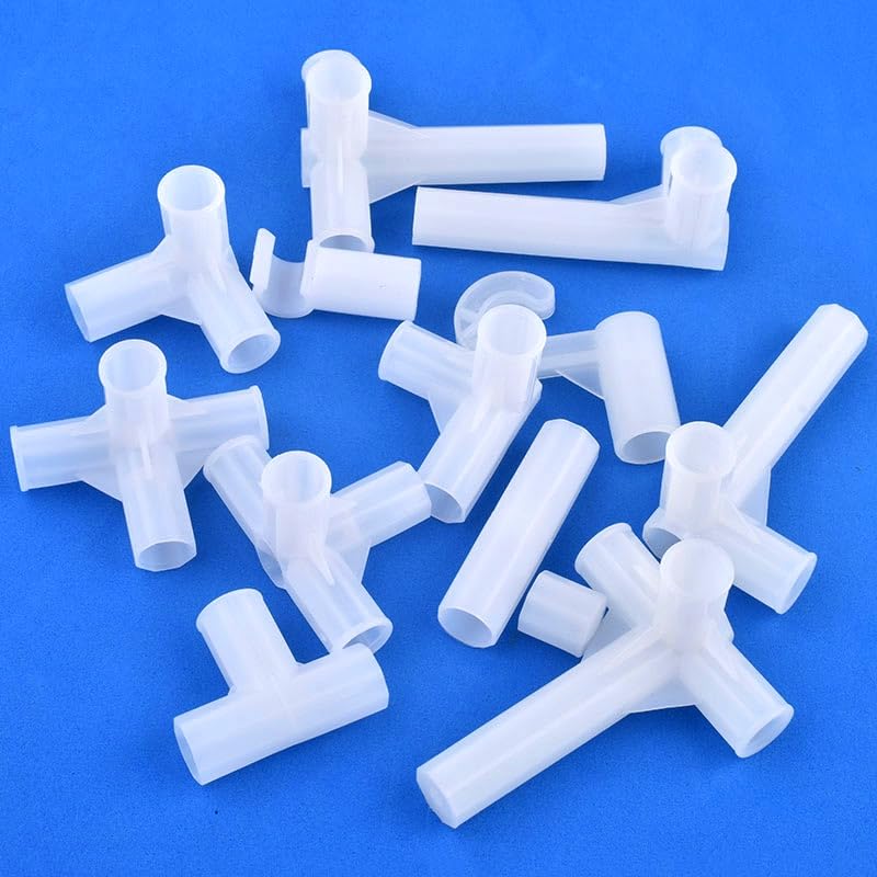 Conectores de plástico de 12mm para armar estanterías estables 4