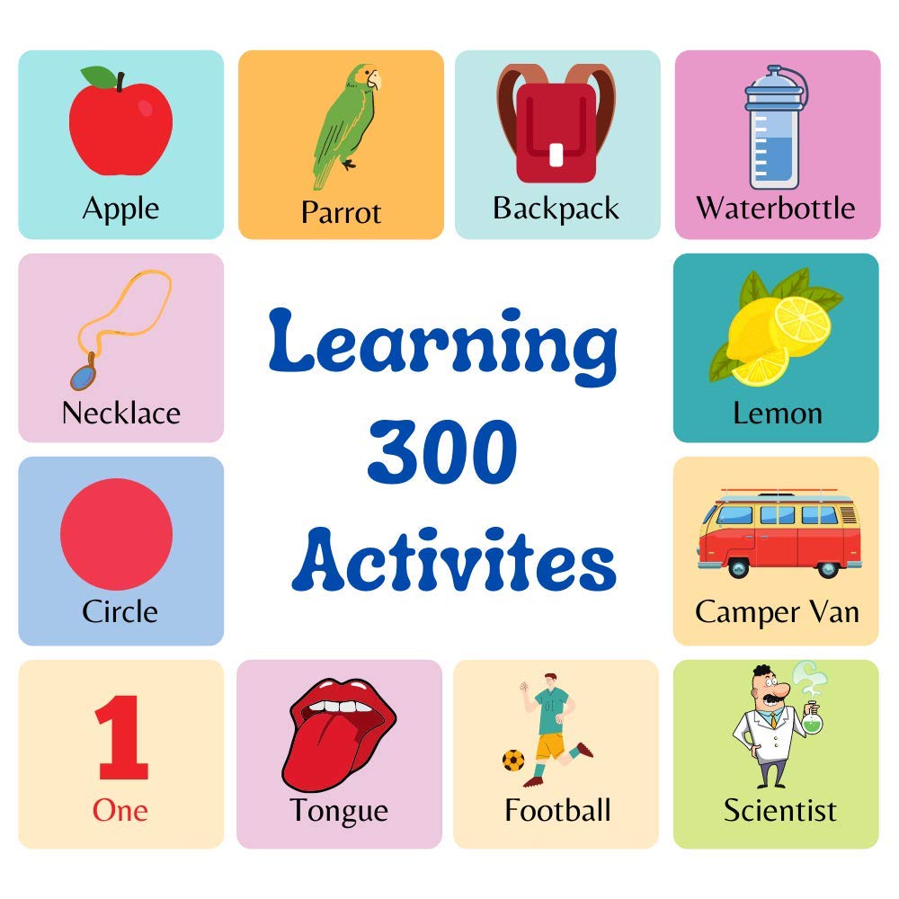 Buy Flash Cards for Kids & Toddlers 300 Activity Cards Alphabets