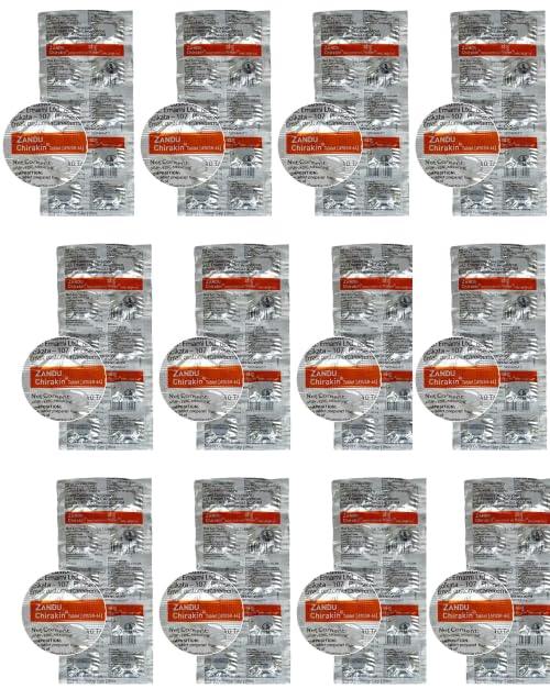 Chirakin (Ayush-64) (10 Tabs) (Pack of 12) (B0D9TFKNSD) Amazon Price History, Amazon Price Tracker