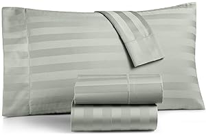 Experience Supreme Comfort and Opulence with Charter Club Damask Stripe Supima Cotton Sheet Set