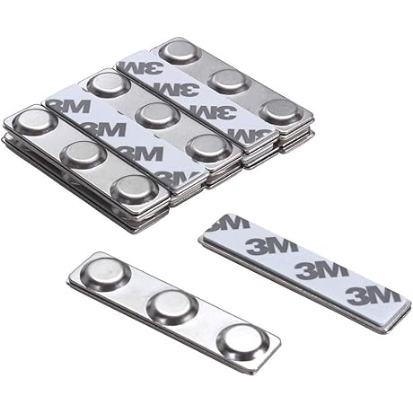 Boutonniere Magnets for Secure Name Tag Holding (12-Pack)