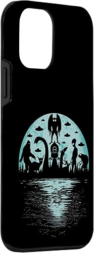 Miniatura 3 de iPhone 12 mini Bigfoot Nessie Mothman Y Aliens Cryptid UFOS Cryptozoology Case