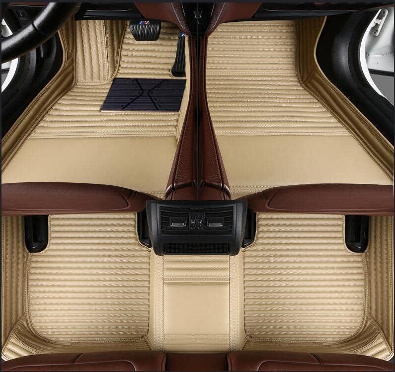 SARAHS - Alfombrillas de automóvil personalizadas para automóvil, cobertura completa de piel sintética impermeable para la mayoría de los