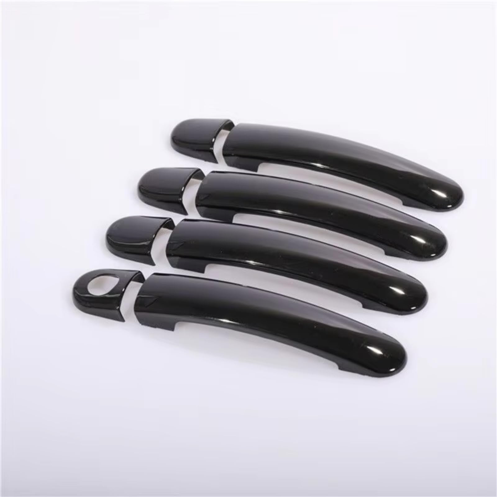 Iukmr B For Seat For Leon Mk1 1M 1999-2004 Gloss Lack Chrome Car Door Handle Covers Accessories Styling Stickers Car Outer Door Handle(B)