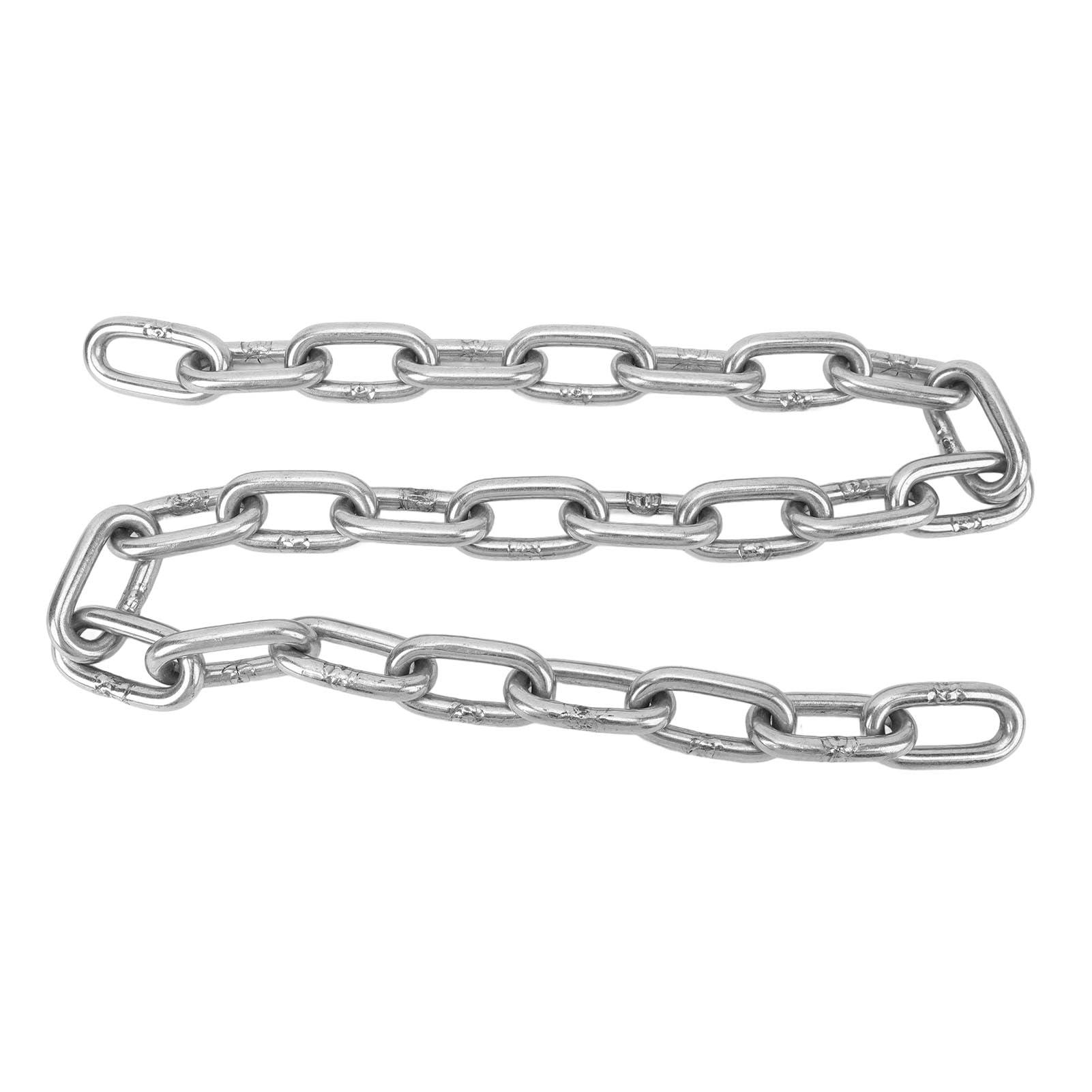 Cadena de Ancla para Barcos, 8 Mm, Acero Inoxidable 316, Grado Marino, Fijación Segura Universal, Reemplazo de Cadena de Plomo de Ancla Versátil para Yates Marinos, Barcos de Pesca