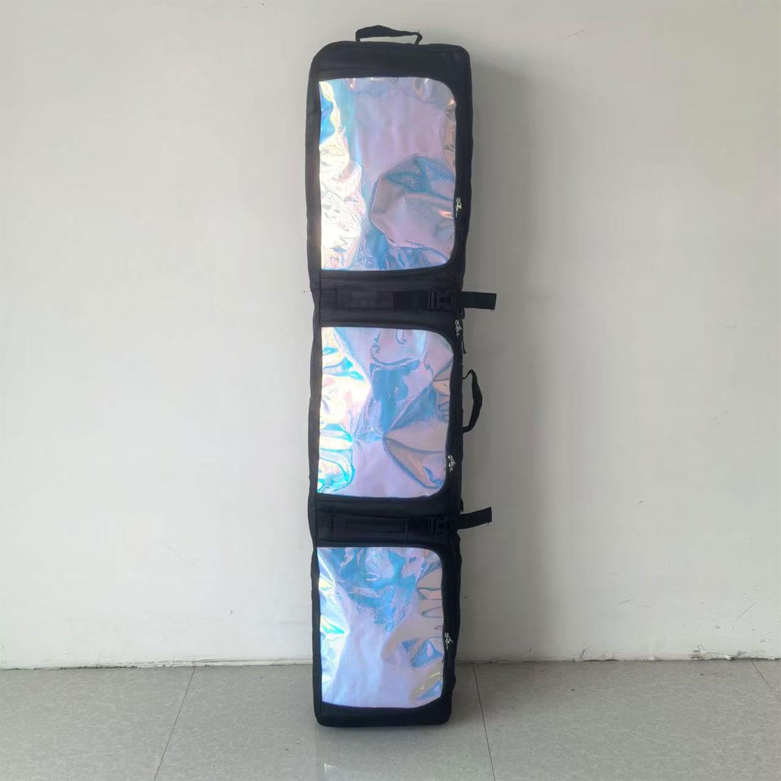 Sac de Ski, Sac de Snowboard à roulettes, Portable et étanche, pour Vos équipements et Vêtements, Idéal pour Les Sports d'hiver en Plein AI, Noir