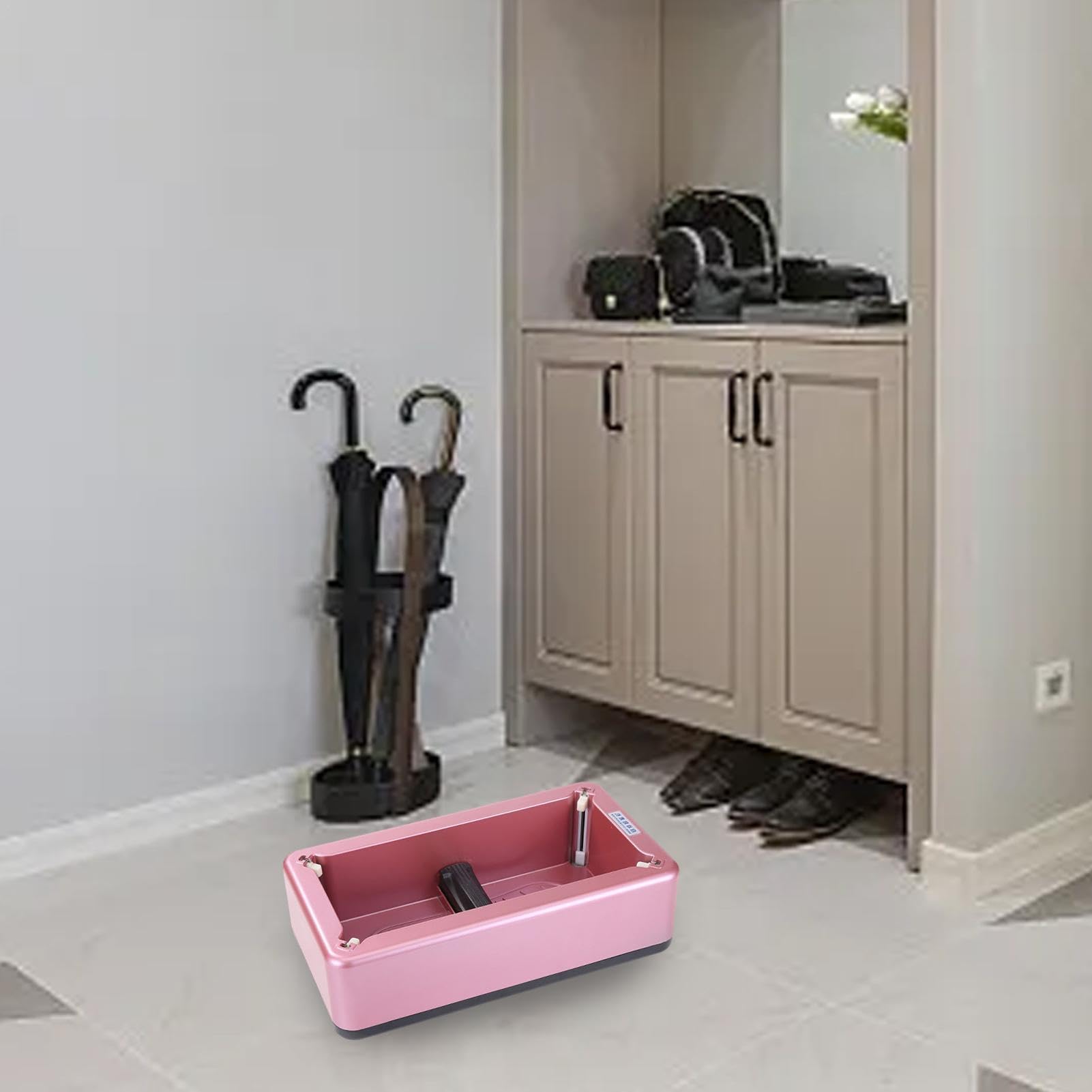 Cubrezapatos para el hogar, dispensador de zapatos | Dispensador de zapatos antideslizante con 100 fundas para zapatos | maletero reutilizable a prueba de polvo para oficina, hospital