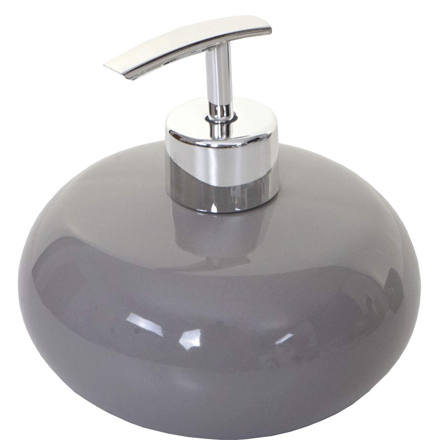 HWC-C72AM - Juego de accesorios de baño (5 piezas, cerámica), color gris