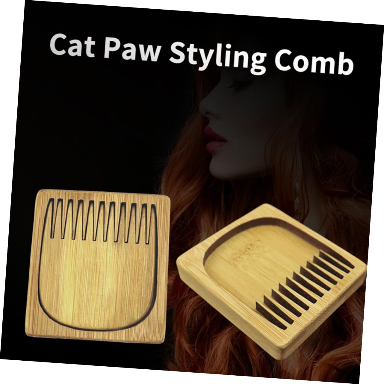 SOESFOUFU Beard Comb Male Hair Comb Personal Care Detangler Styling Heat-resistant