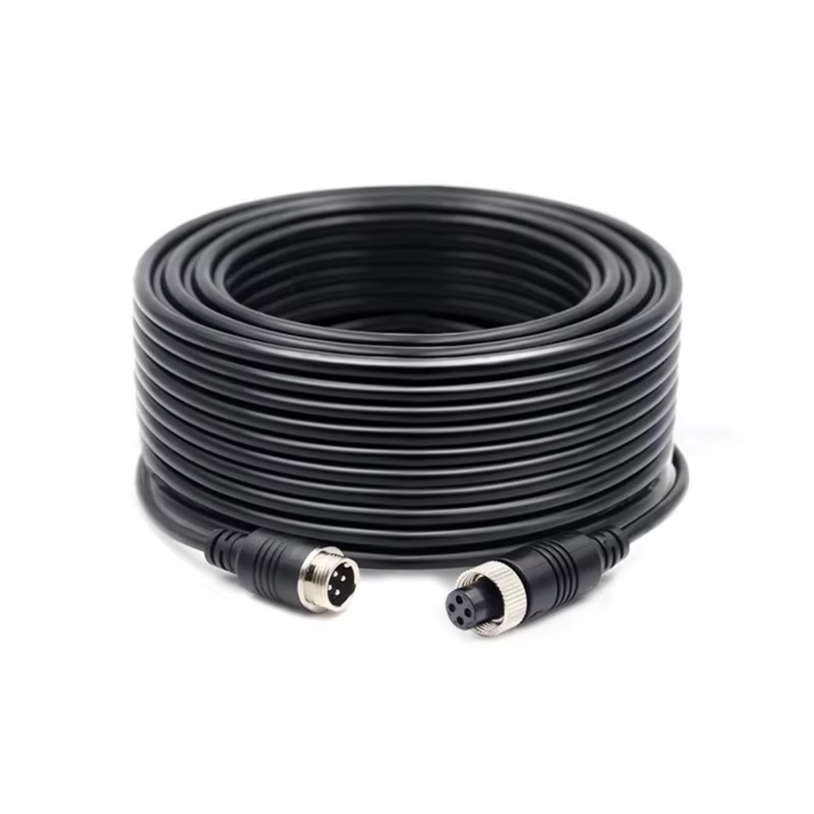 Cable Vídeo Extensión Aviación 4 Pines 3 5M 10M 15M 20M para Conexión Cámara Monitor Autobús Y Camión Camara Trasera Coche