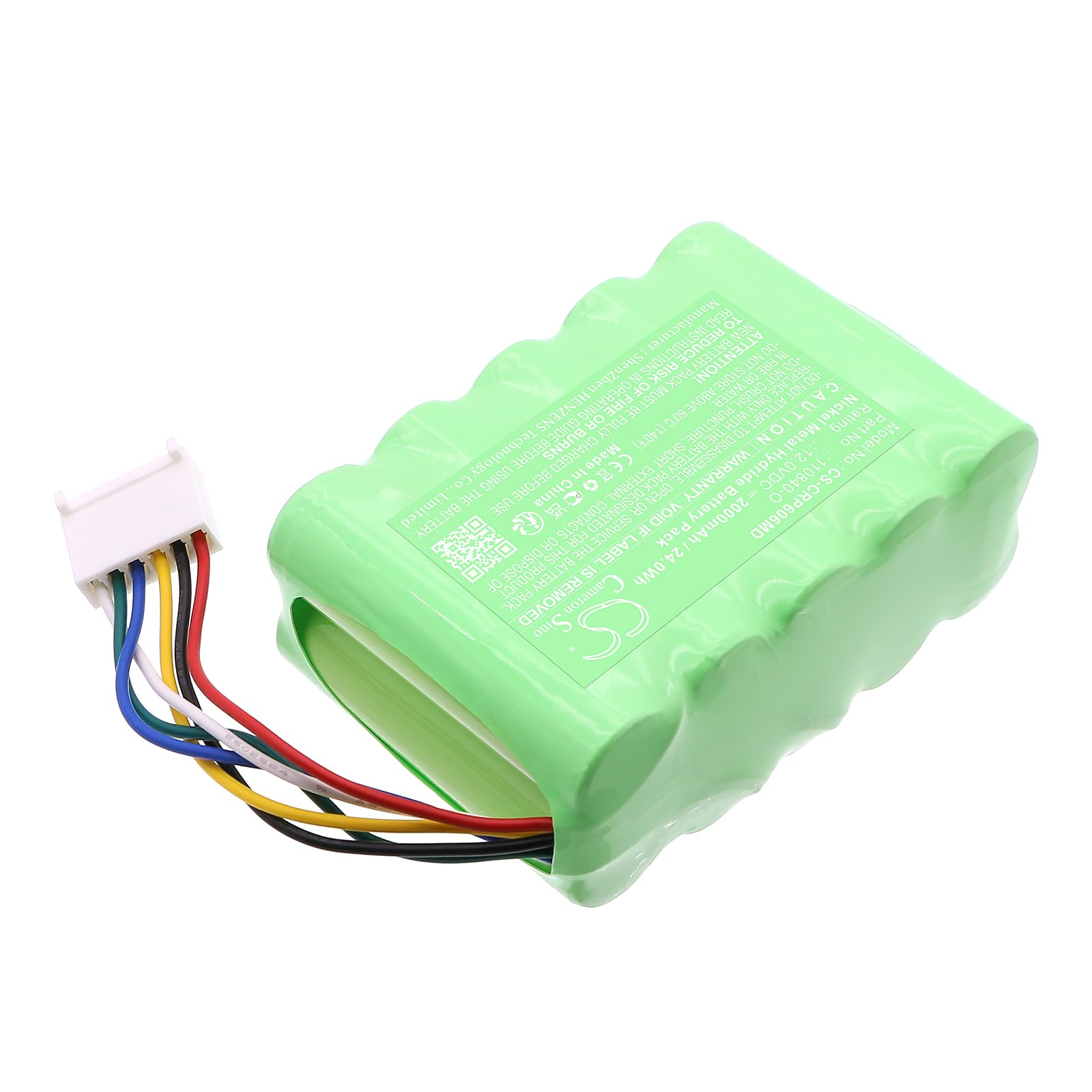 TECHTEK Batteria 2000mAh compatibile con [Codan] Argus 606 S Syringe Pump, Argus infusion pump 606 sostituisce 110840-O, 601260