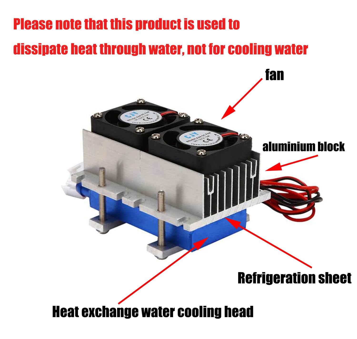 Water Block Tec Water Cooler Peltier Cooler TEC Electron