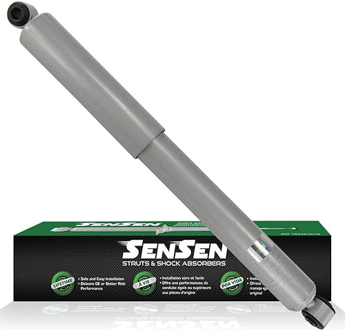 SENSEN Amortiguador de suspensión 1214-0133, posición trasera, compatible con grado OE o mejor reemplazo para Ford Ranger 2WD 1983-2011