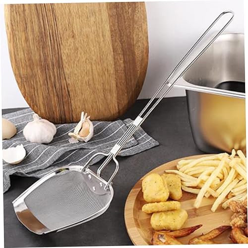 Miniatura 6 de Colador de cuchara para freír cuchara ranurada colador para servir alimentos para pasta, fideos fritas y freír