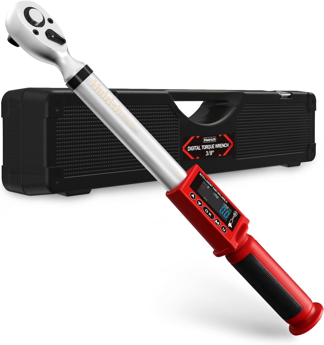 Hairich 3/8-inch digital torque wrench with buzzer and LED notification