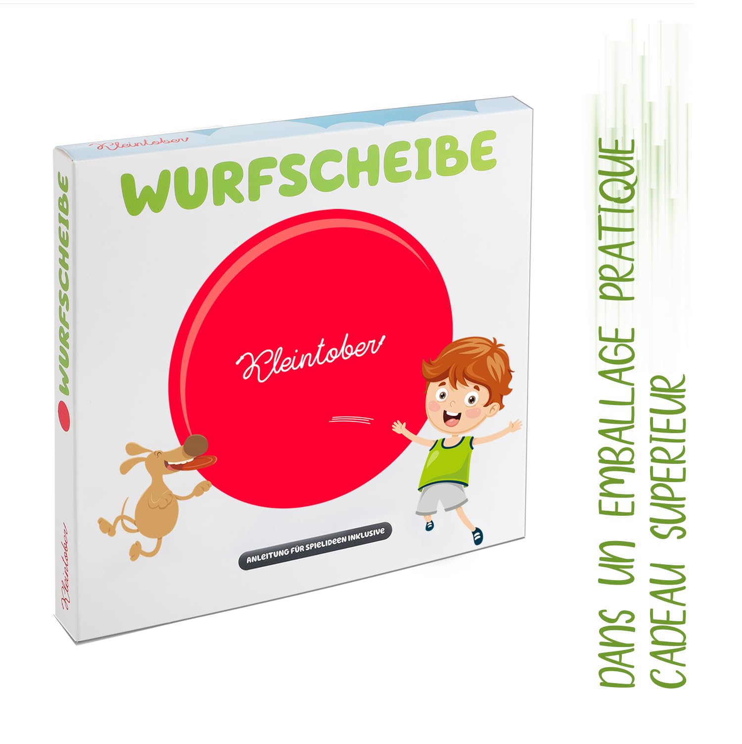 Kleintober Frisbee Disc Rouge 20 cm Sports Plein Air
